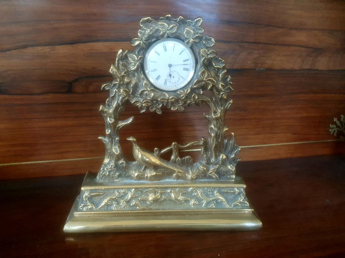 Victorian Brass Pocket Watch Stand