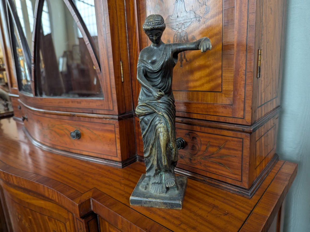 19th Century Bronze Classical Lady