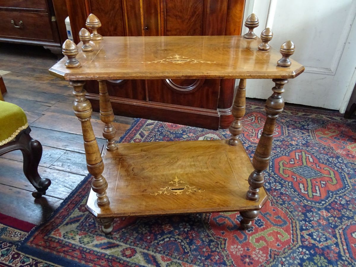 Victorian low 2 tier table